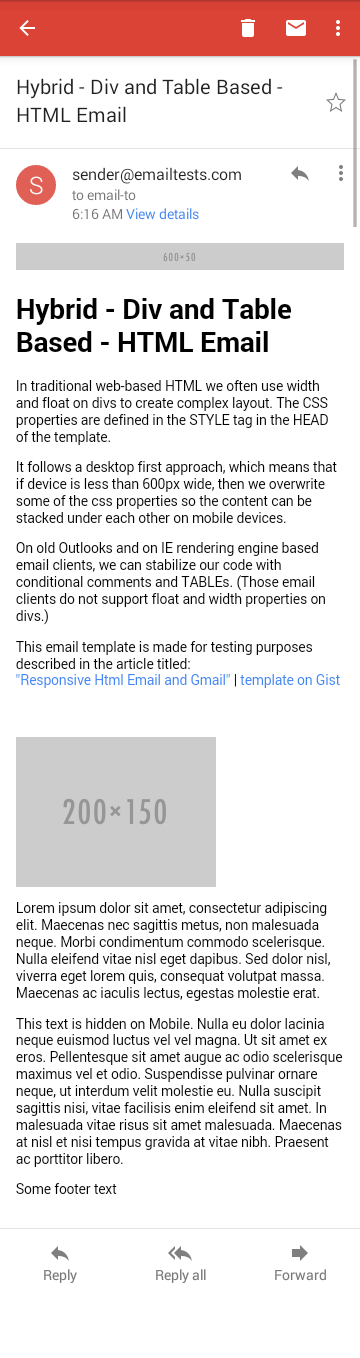 Android Gmail App
