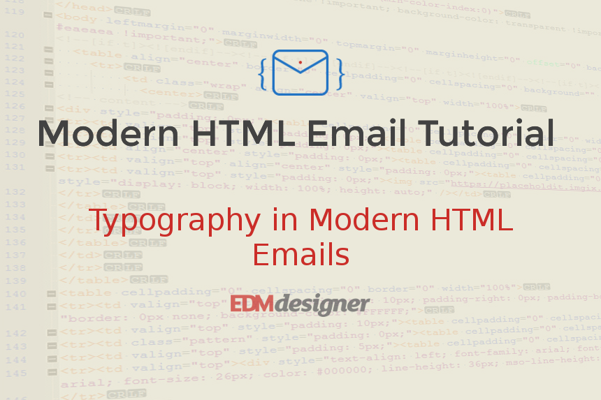 Typography in Modern HTML Emails